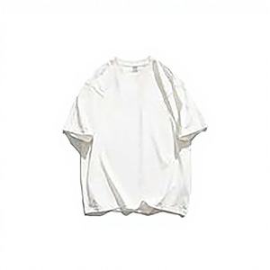 Camiseta de Verano para Hombre, Estilo Jersey, Casual, Lisa, Teñida, de Manga Corta, Holgada, Ecológica, 100% Algodón, Estilo Hip-Hop - Product Image 4