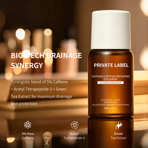 Sérum Contour des <span class=keywords><strong>Yeux</strong></span> Anti-Poches à 5% de Caféine et Peptides, Matrice Énergisante Cellulaire Précise pour la Récupération des Sacs sous <span class=keywords><strong>les</strong></span> <span class=keywords><strong>Yeux</strong></span> 30ML OEM - Product Image 4