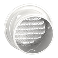 201 couvercle en acier inoxydable étanche à la pluie tuyau de ventilation rond conduit d'air capuchon de grille d'échappement pour système HVAC