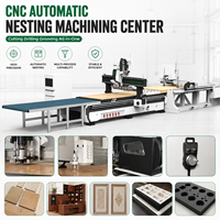 Routeur CNC industriel pour la fabrication de meubles et d'armoires avec 12 outils ATC
