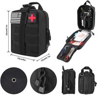 Trousse de premiers secours d'urgence pour la survie en plein air - Utilisation en camping et en cas d'urgence