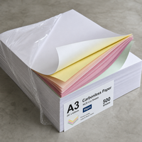 Rouleau de papier autocopiant perforé 76x76mm pour reçus de restaurant, image claire, multi-usages