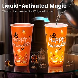 New Design Christmas Liquid-activated LED <b>Cup</b> for Drinks Led Water Cocktail Light <b>Cup</b> Illuminated Plastic LED <b>Cup</b> - Product Image 2