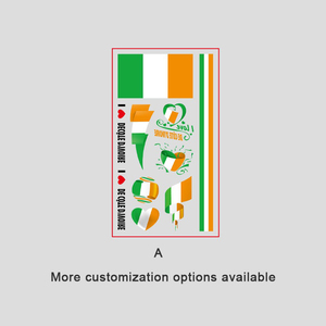 Set de Tatuajes de Banderas Nacionales de 20 Países, Calcomanías Faciales <span class=keywords><strong>para</strong></span> Fanáticos, Arte Corporal <span class=keywords><strong>para</strong></span> Fiestas - Product Image 2
