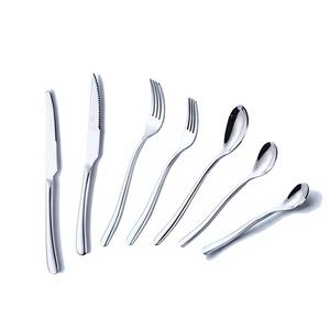 Ensemble de couverts en acier inoxydable écologique de luxe pour les dîners, les fêtes et les cadeaux |   Couverts modernes avec couleurs personnalisées - Product Image 1