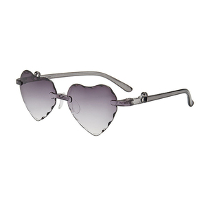 Enfants Lunettes De Soleil <span class=keywords><strong>En</strong></span> Forme De Coeur Filles Marque Designer Mode Sans Monture <span class=keywords><strong>AMOUR</strong></span> Clair Océan Lentilles Lunettes - Product Image 4