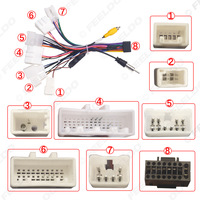 Kabel Adaptor Retrofit 16-pin Toyota 2004-2024 Kompatibel Model 6617; Kabel Daya Khusus untuk Layar Besar Android