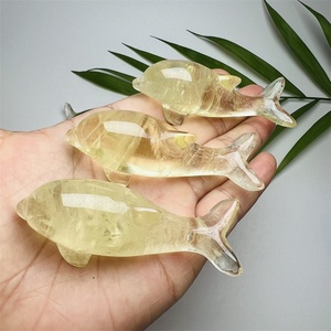Delfino in Cristallo di <span class=keywords><strong>Citrino</strong></span> <span class=keywords><strong>Naturale</strong></span> all'Ingrosso, Regalo per Bambini, Scultura Animale con Energia Curativa, Fai da Te - Product Image 6