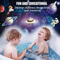 Bombes de bain artisanales en gros, jouets planétaires spatiaux, bombes effervescentes pour spa à domicile, bombes de bain galactiques avec surprise à l'intérieur