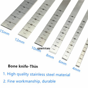 Cuchillo de hueso de acero inoxidable, osteótomos de hueso, hoja de hueso ultrafina, instrumento ortopédico de 16,5 cm - Product Image 5