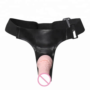 Correa de consolador doble de alta calidad en correa de arnés elástica en consolador parejas lesbianas productos sexuales juguetes sexuales para adultos juego de parejas - Product Image 2