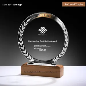 Trofeo de jubilación honorable Regalo de estudiante de cristal personalizado Resignación Entrenamiento Recuerdo Maestros Premio de maestro sobresaliente - Product Image 6