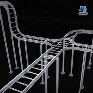 Spray Plastic High-Temperature High Capacity <b>Ladder</b> Type Cable Trays Cable Bridge Outdoor for Industrial Plants Power Project - Product Image 4