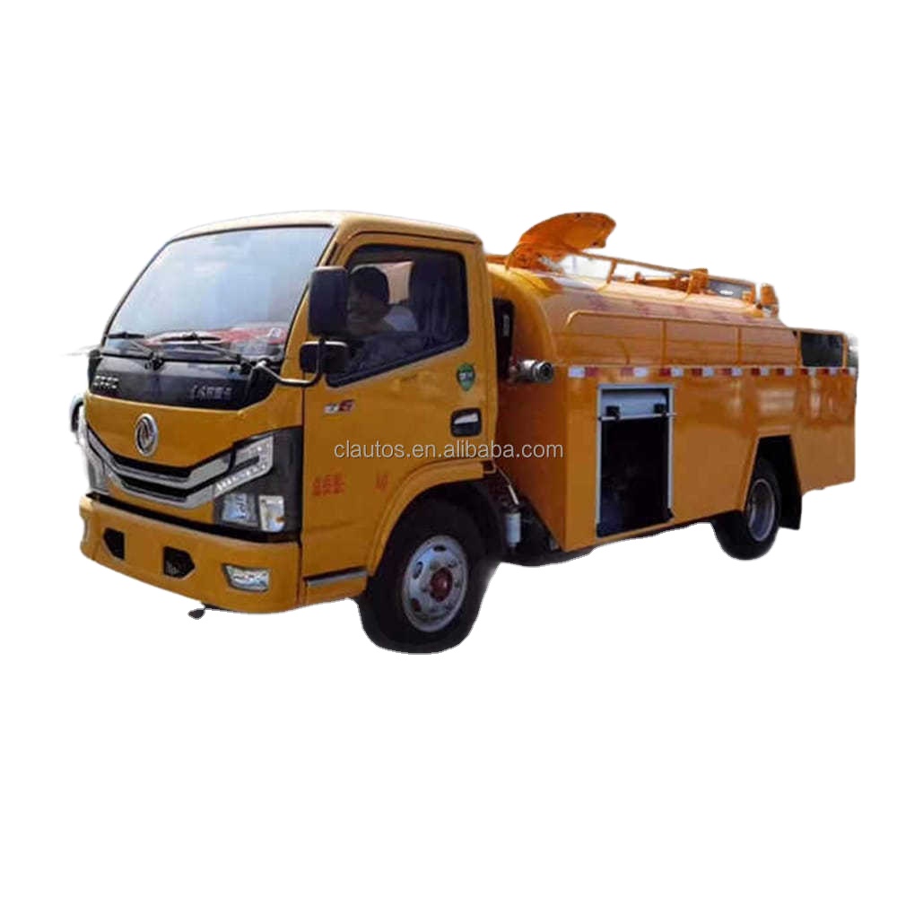 Dongfeng 4x2 SINOTRUK Chassis Suction-Type Street Vacuum Sewage Suction Trucks 4cbm Capacity for Sale Deposit Shipment