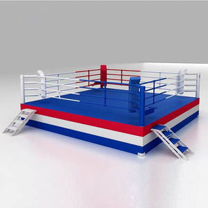 Anillo de boxeo elevado aprobado por AIBA para MMA/<span class=keywords><strong>Muay</strong></span> <span class=keywords><strong>Thai</strong></span>, equipo deportivo de lucha de competición a la venta - Product Image 1