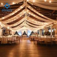 Lámpara de Techo LED Anpu Omantic Flowing, con Clasificación IP65, de Aleación de Aluminio, Regulable, Decorativa para Bodas y Eventos Festivos