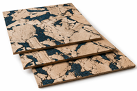 Panel de Corcho Acústico Autoadhesivo de 4mm, Mosaico de Corcho Natural con Certificación FSC, Marca Privada OEM, Tamaño y Color Personalizables, Directo de Fábrica