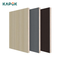 KAPOK Puglia Elm Panneau de mélamine de surface à texture 3D pour la décoration intérieure Contreplaqué de meubles