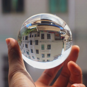 Customized Creative Star Astronaut Blank Crystal Glass Ball 3D Laser Engraving Home Crystal Ball Decoration