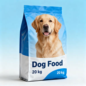 Sac à fond plat refermable avec impression de logo personnalisé, sac à fond plat <span class=keywords><strong>pour</strong></span> aliments secs <span class=keywords><strong>pour</strong></span> chiens chats poissons et animaux de compagnie, emballage d'aliments <span class=keywords><strong>pour</strong></span> oiseaux sauvages - Product Image 3