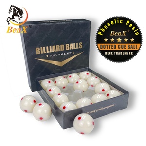 <span class=keywords><strong>Bola</strong></span> blanca de resina fenólica de alta calidad BenX <span class=keywords><strong>2</strong></span> 1/4 "con <span class=keywords><strong>bola</strong></span> de billar de torneo de 6 puntos rojos - Product Image 2