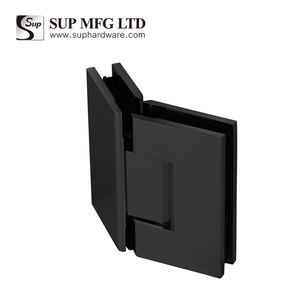 Bisagra de resorte para ducha para América del <span class=keywords><strong>Norte</strong></span> - Estilo delgado con rejilla hueca 135 °   Herrajes para Puertas de Vidrio sin Marco - Product Image 4