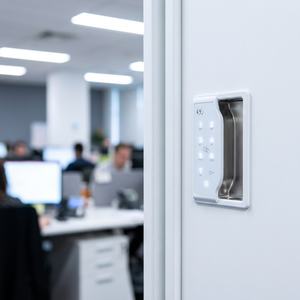 Serrure électronique numérique combinée pour tiroir et armoire, en plastique blanc, installation simple et facile, pour casier de bureau du personnel, en ABS et métal - Product Image 5