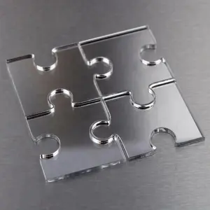 Acrylic Laser Cutting Service Custom Laser Cut Acrylic Jigsaw Puzzle With Silk Screen Custom Printing