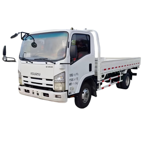 Camión Usado ISUZU 2017 4x2 Diésel 130 hp Cabina Sencilla <span class=keywords><strong>Caja</strong></span> Plana 4.2 M Capacidad de Carga 1-10 Toneladas Volante a Izquierda/Derecha Euro 4 - Product Image 1
