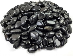 Piedras Negras Pulimentadas Elegantes y Nobles <span class=keywords><strong>de</strong></span> 2-3cm y 3-5cm para Acuarios, Jardines, Pavimentación y Construcción <span class=keywords><strong>de</strong></span> Villas, <span class=keywords><strong>Rocas</strong></span> <span class=keywords><strong>de</strong></span> <span class=keywords><strong>Playa</strong></span> - Product Image 2