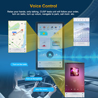 Autoradio GPS Android 13,6 pouces 2din Écran vertical Moniteur de voiture pour universel avec WiFi USB Appliquer Carplay Autoradio