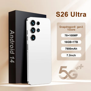 สมาร์ทโฟน <span class=keywords><strong>S26</strong></span> Ultra รุ่นฮิตขายดีปี 2025 ชิปประมวลผล Deca Core MTK แรม 16GB ความจุ 1TB กล้องคู่ 108MP หน้าจอ 7.3 นิ้ว HD AMOLED 120Hz รองรับภาษาสเปน/ฝรั่งเศส/เยอรมัน - Product Image 2