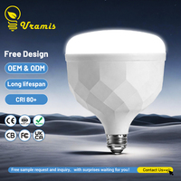Ampoule LED à économie d'énergie E27 B22 20W 30W 40W 50W 60W 3000K/6500K Lumière LED pour atelier et entrepôt Certificat CE