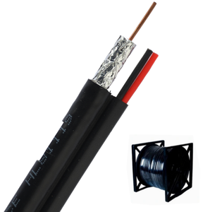 Rg59/RG6/RG11 + 2 lõi dây điện CCTV Camera cáp thông tin liên lạc cáp đồng trục - Product Image 3