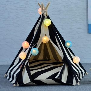 Tente d'été personnalisée pour animaux de compagnie, lit pour <span class=keywords><strong>chien</strong></span> mignon, amovible et lavable, portable pour petits et moyens chats, tentes portables - Product Image 2