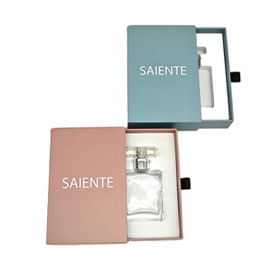 Custom Logo Luxury Cardboard Drawer Pull Out Paper Empty Perfume Gift Box Packaging For Perfume Bottle