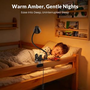 LEPOWER Clip On <b>Light</b> 400LM LED Reading Lamp <b>Touch</b> Control Stepless Dimming For <b>Bedside</b> Book Reading - Product Image 2