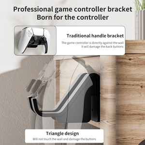Giá đỡ tay cầm chơi game đa năng AOLION gắn tường dành cho Nintendo Switch, <span class=keywords><strong>PS5</strong></span>, Xbox One, màu đen trắng phối màu gradient - Product Image 6