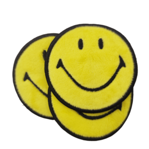 Parches de diseñador personalizados al por mayor para ropa, bordados, tejidos, termoadhesivos, para uso DIY, de plástico, tela y sarga con borde cortado a láser - Product Image 2