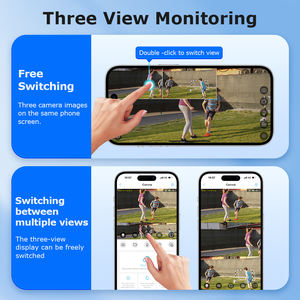 كاميرا SECTEC Ubox AOV IP66 ثلاثية العدسات مع تقنية PTZ تعمل بالطاقة الشمسية وبطاقة SIM 4G وبطارية شمسية وثلاث شاشات بدقة 9 ميجابكسل مع إنذار PIR تعمل على مدار الساعة - Product Image 5