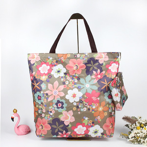 Bolsa de compras de tela Oxford impermeable, bolsa de mano plegable de gran capacidad, ecológica, para uso en supermercados - Product Image 1