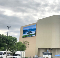 Affichage LED pour entreprise, extérieur, fixe, P10 RGB, écran mural, IP65, étanche, avec animation, pour la publicité en magasin de détail