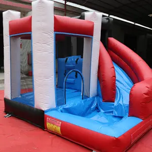 वाणिज्यिक inflatable कॉम्बो पूल स्लाइड, lagoons के साथ inflatable उछाल वाले महल, inflatable फोम गड्ढ़े और किराया के लिए moonwalks
