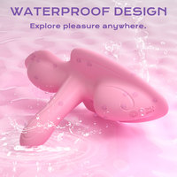 Fernbedienbarer G-Punkt-Dildo-Vibrator mit 10 Vibrationsstufen, wasserdicht, realistisches Gefühl – zum Aufsetzen für Analplug-Massagegerät für Frauen