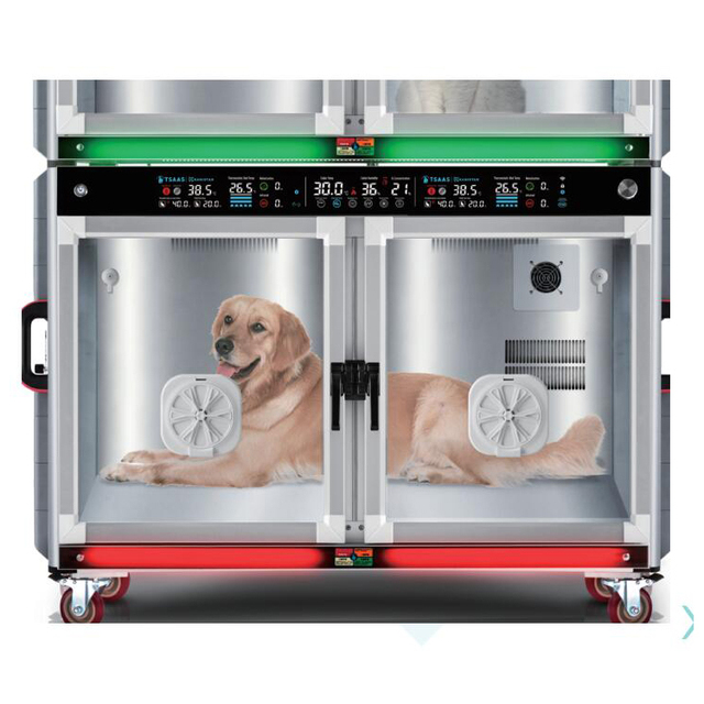 MY-W069D Animal Monitoring Cage Pet Hospital Stainless Steel Clinic Cat Dog Veterinary ICU Cages