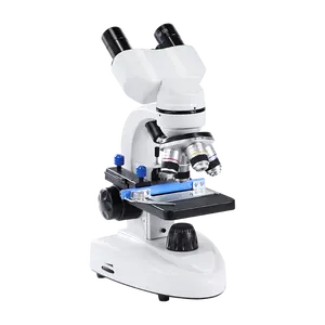Microscopio biológico binocular compuesto para estudiantes de laboratorio, microscopio electrónico de operaciones de oftalmoología, 25 40 X-5000 X