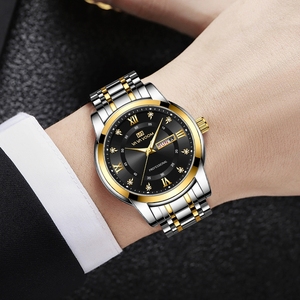 VA VOOM 2394 Hannah <span class=keywords><strong>Martin</strong></span> Reloj de cuarzo de estilo para hombre de bajo precio Nueva tendencia Reloj de pulsera de mano luminoso impermeable para hombres <span class=keywords><strong>Relojes</strong></span> - Product Image 3