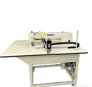 Nouvelle machine à coudre industrielle informatisée automatique à grande vitesse pour la création de patrons et de gabarits, idéale pour les revers de polos - Product Image 1
