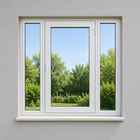 Ventanas y Puertas de Vidrio Laminado con Rotura de Puente Térmico, Ventanas Abatibles Insonorizadas Resistentes a Huracanes para Casa