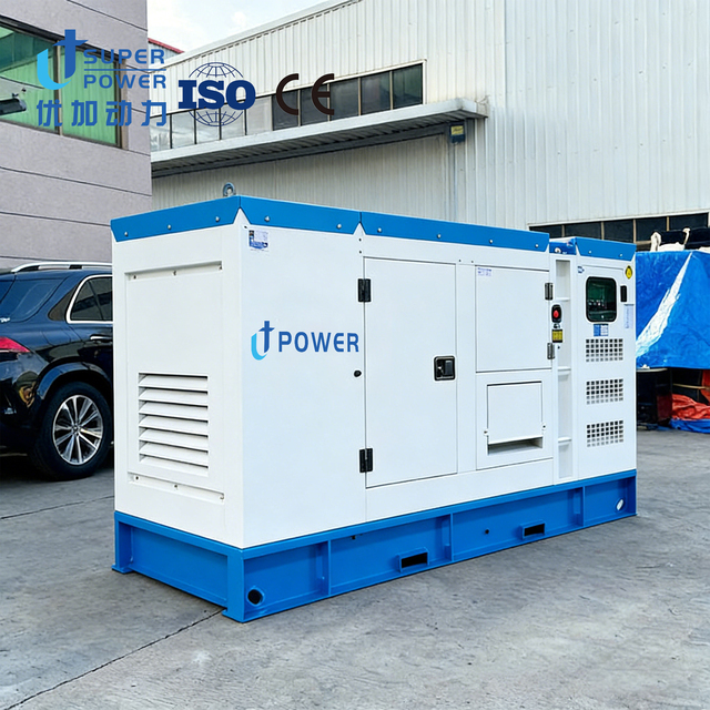 High Quality Three Silent Diesel Generator 100-400KVA DC Electric Start Water Cooled 220V-480V CE ISO Certified Long Lifespan